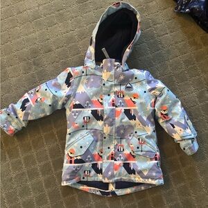 Burton toddler snow jacket 4t